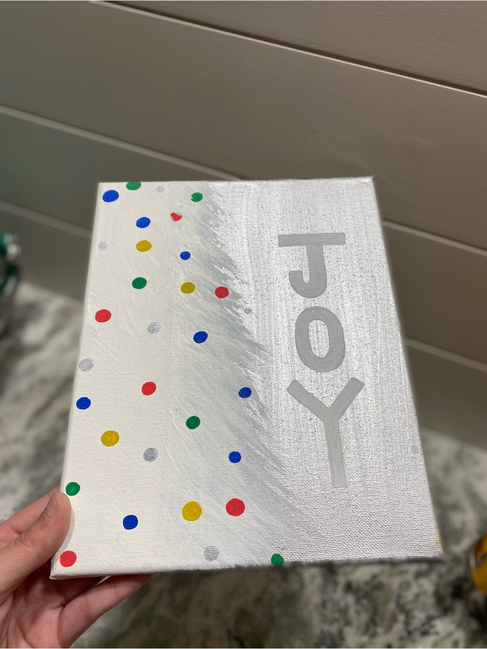 Colorful Festive Joy Canvas Art - Picture 4 of 6